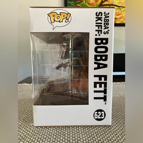 Jabba’s Skiff Boba Fett Funko Pop 623 Bobble Head - Picture 6 of 6